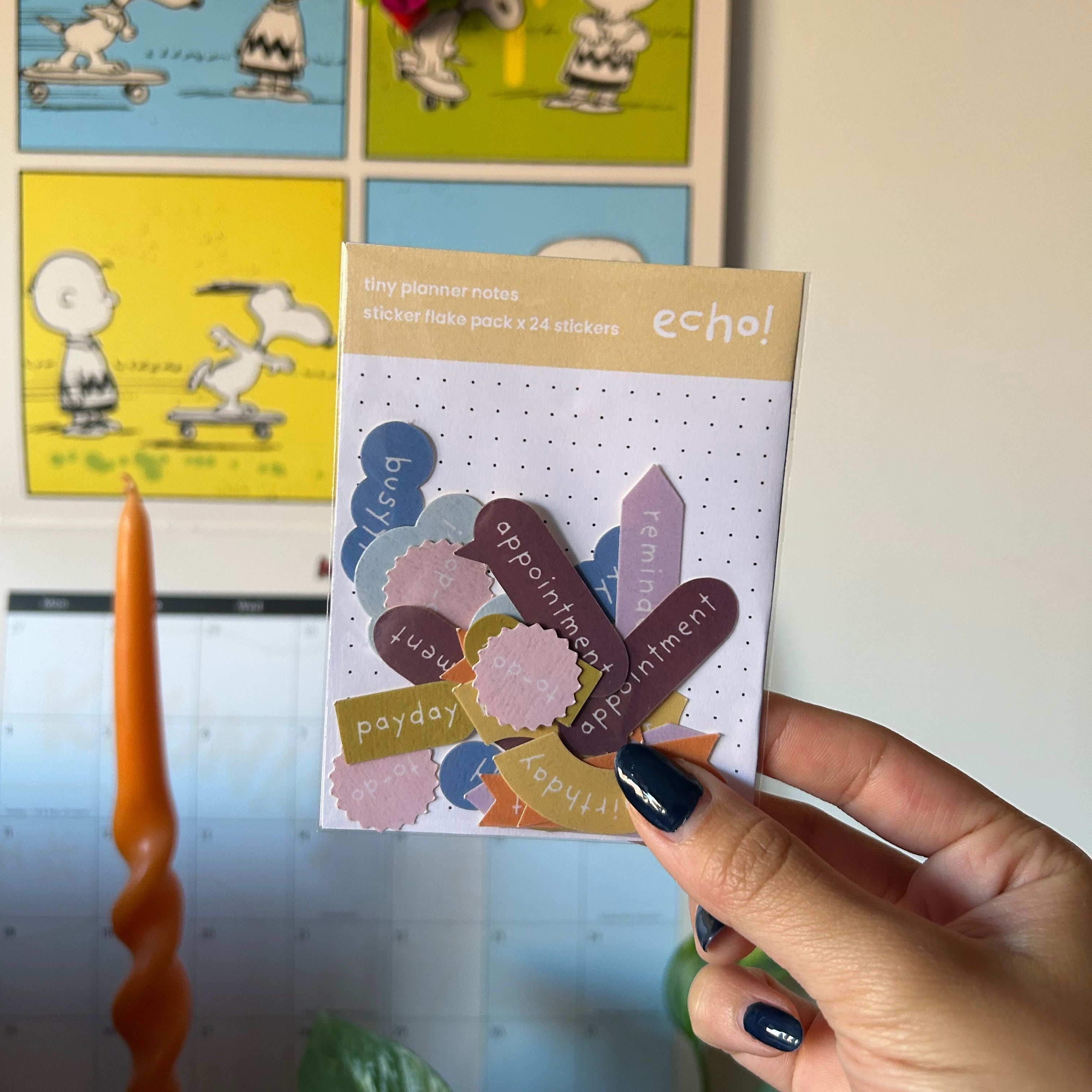 Tiny Planner Notes Sticker Flake Pack