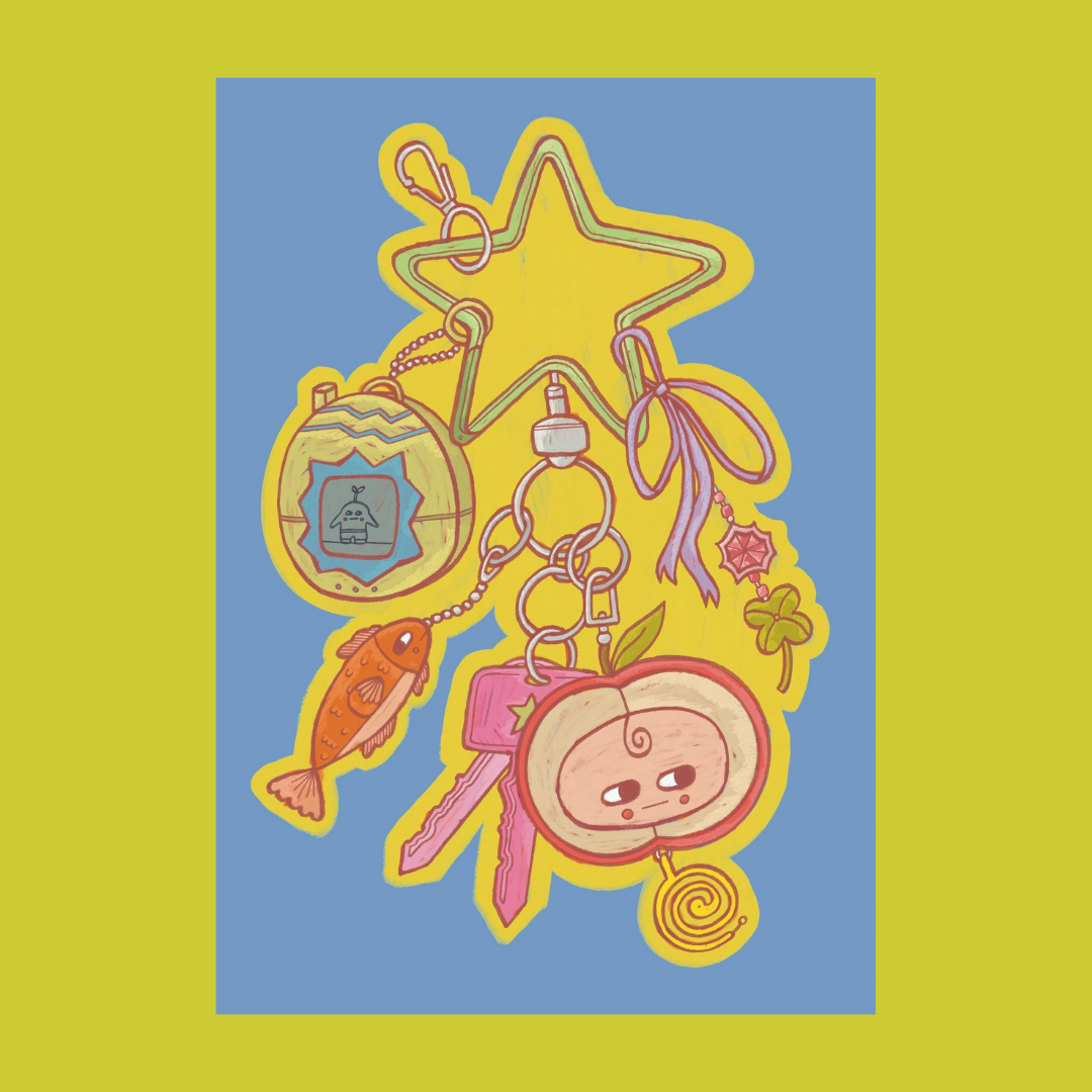 Keychain Clutter Print