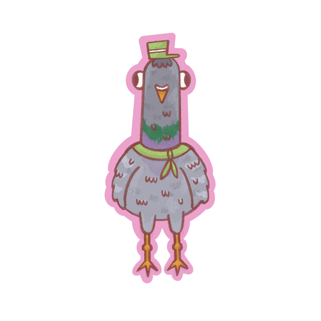 Pigeon Sticker