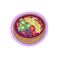 Acai Bowl Sticker