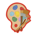 Painting Set Sticker