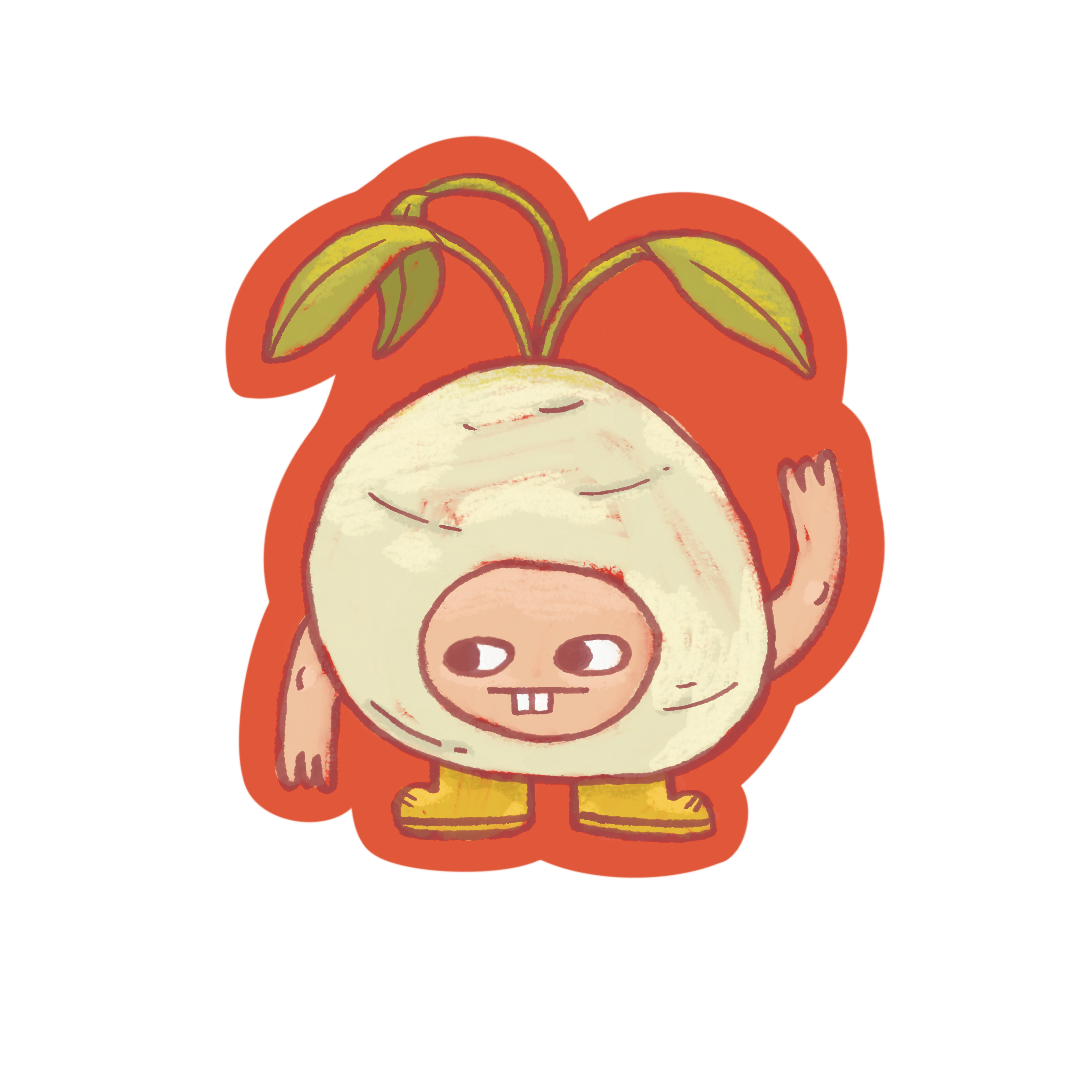 Veggie Creature Sticker